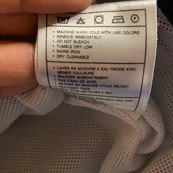 Nike Unisex Black and White Windbreaker 90’s Style Sz L (12-14) - Picture 10 of 13